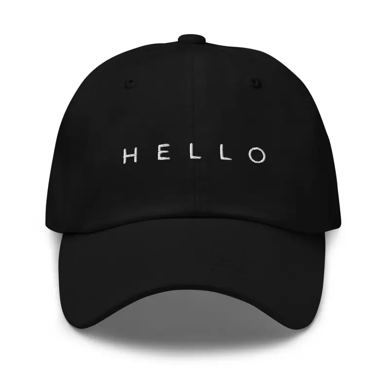 Hello Cap Black | Now Stolen Collection