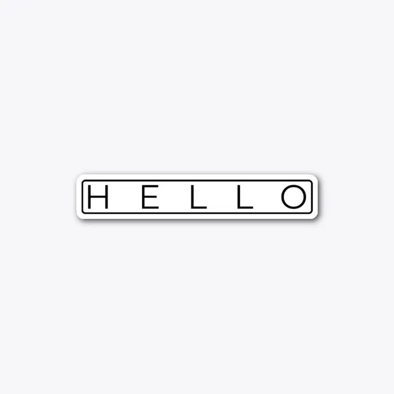 HELLO | Now Stolen Collection